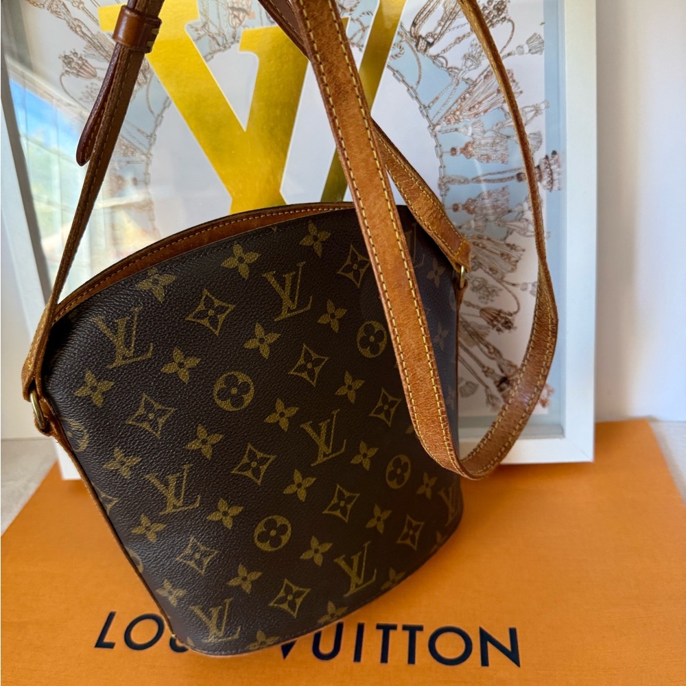 Louis Vuitton Vintage Brown Monogram Crossbody Bag & Wallet Set - Picture 3 of 16
